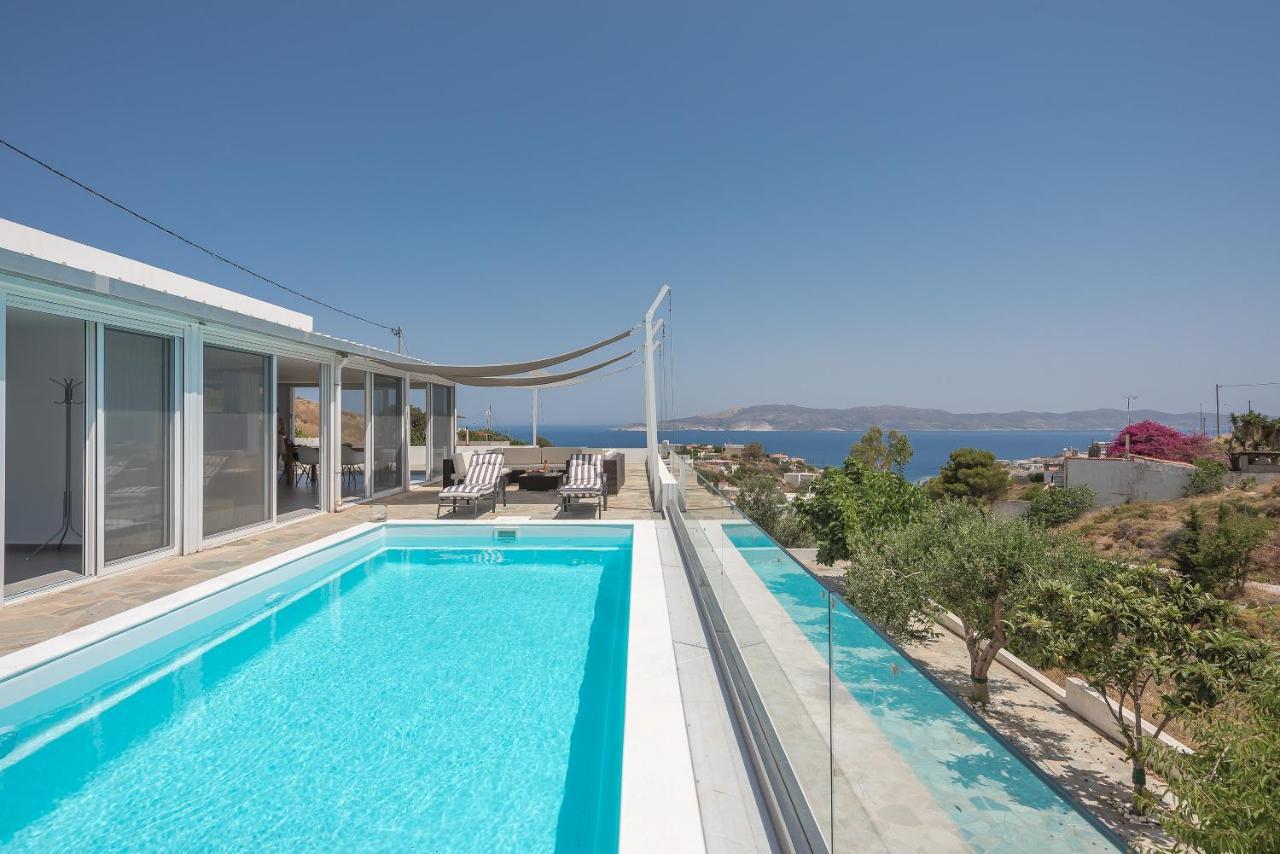 Villa Luna Private Heated Hydro Pool Bbq Beach 4Min Agia Marina Mikrolimanou 外观 照片