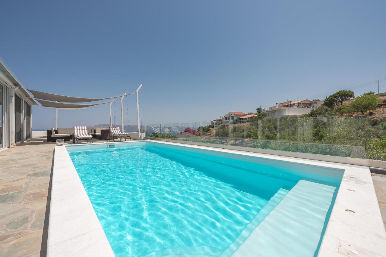Villa Luna Private Heated Hydro Pool Bbq Beach 4Min Agia Marina Mikrolimanou 外观 照片
