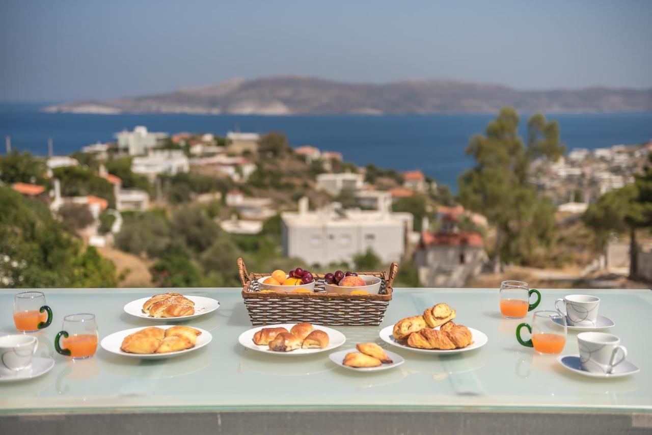 Villa Luna Private Heated Hydro Pool Bbq Beach 4Min Agia Marina Mikrolimanou 外观 照片