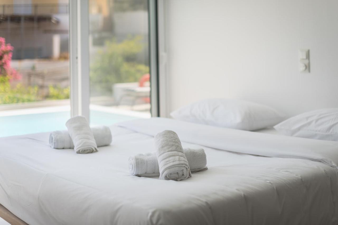 Villa Luna Private Heated Hydro Pool Bbq Beach 4Min Agia Marina Mikrolimanou 外观 照片