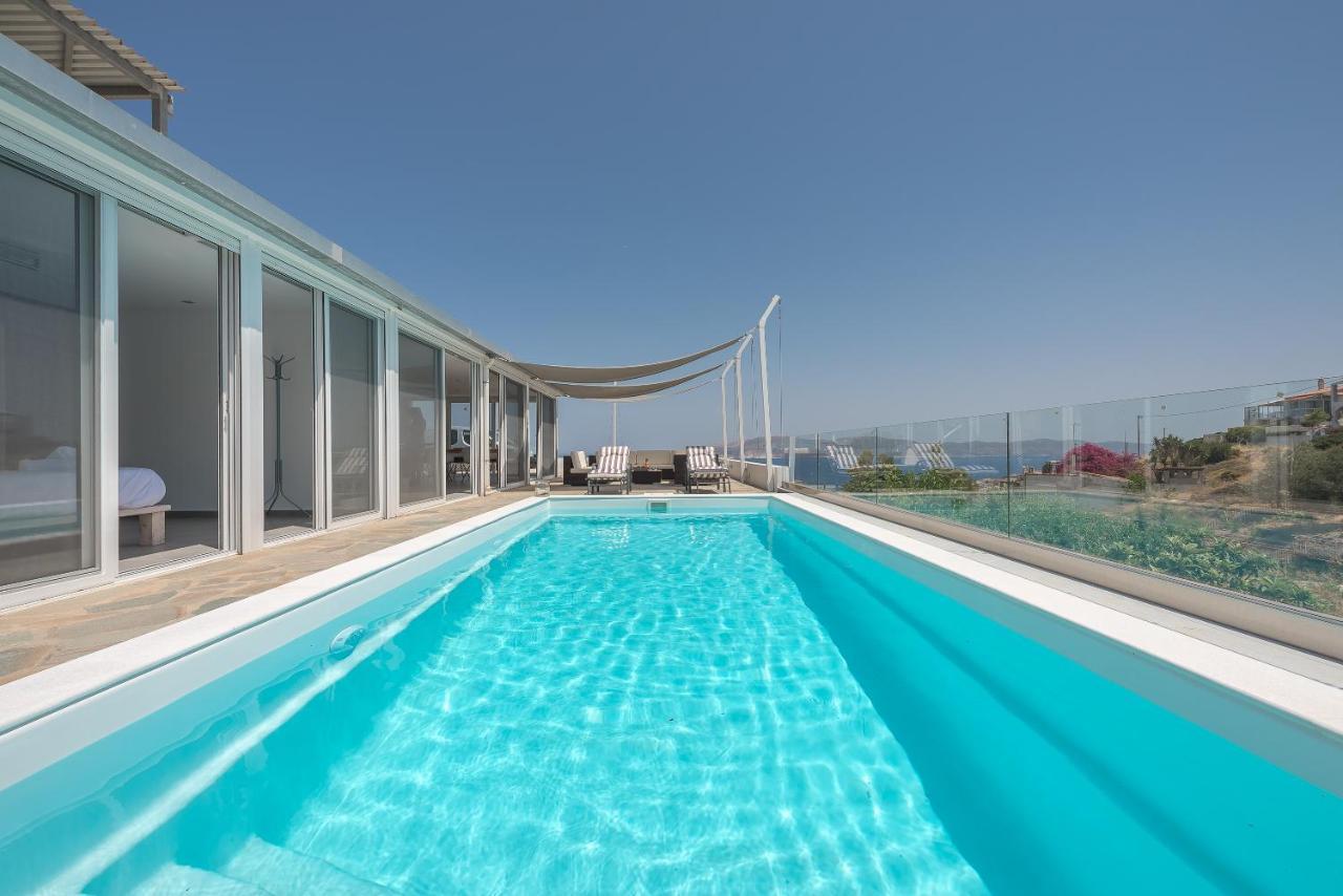 Villa Luna Private Heated Hydro Pool Bbq Beach 4Min Agia Marina Mikrolimanou 外观 照片