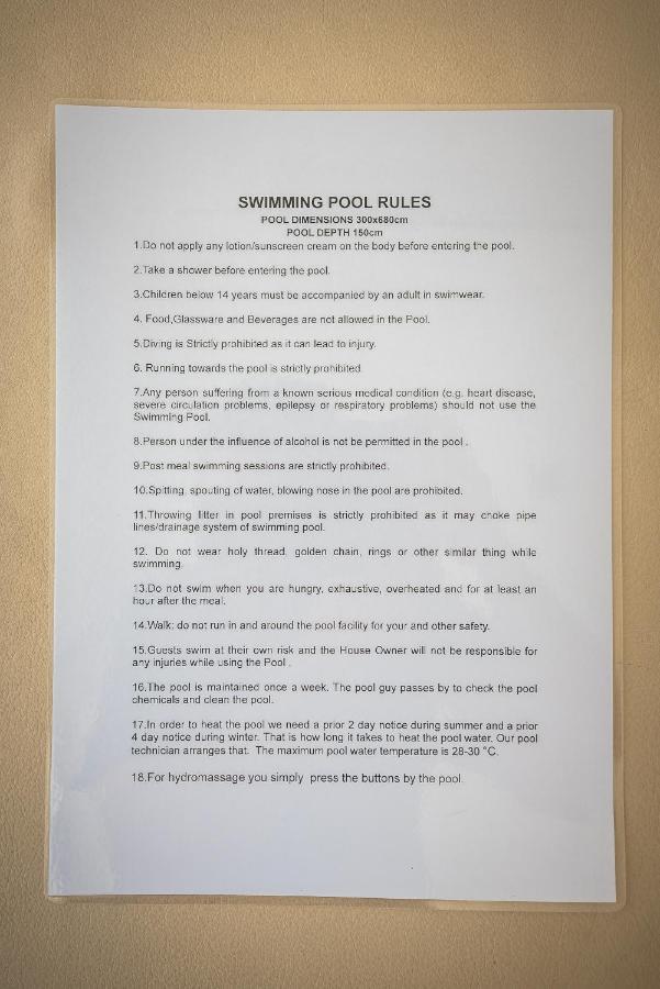 Villa Luna Private Heated Hydro Pool Bbq Beach 4Min Agia Marina Mikrolimanou 外观 照片