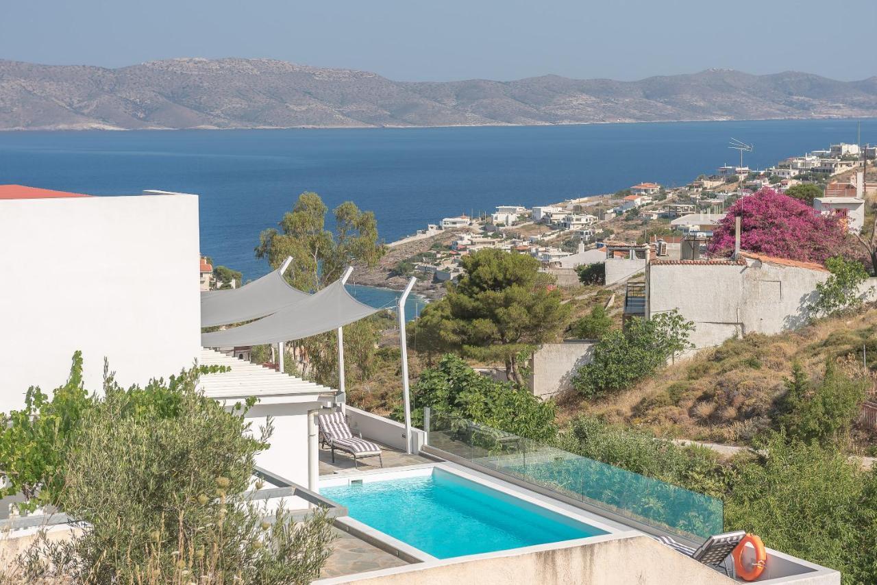 Villa Luna Private Heated Hydro Pool Bbq Beach 4Min Agia Marina Mikrolimanou 外观 照片